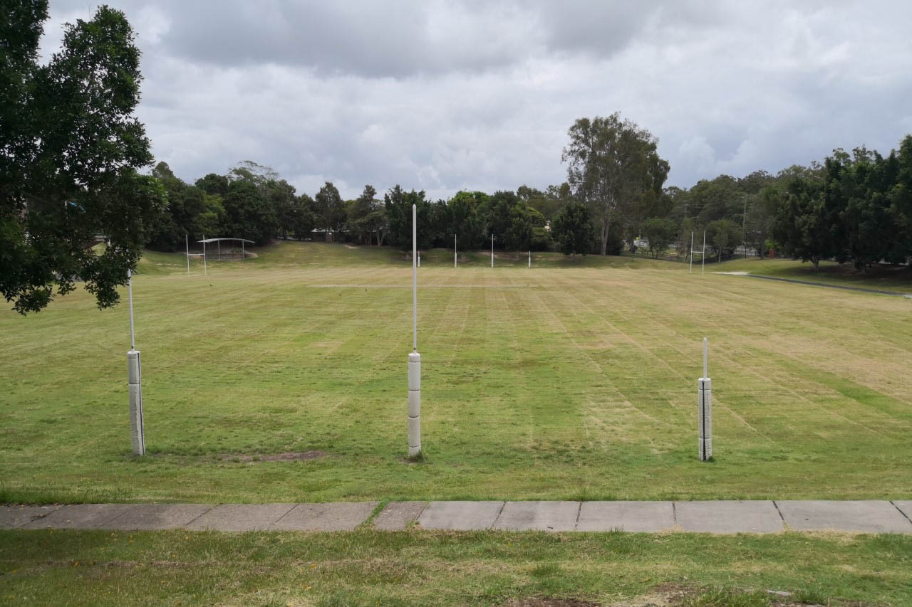 State School sports field mowing